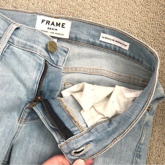 \Frame\• Le Skinny de Jeanne Crop in Honeywood - Picture 13 of 16